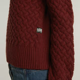 G-STAR Outlet Chunky Knit Skipper Red