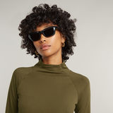 G-STAR Outlet Lecite Slim Turtle Neck Top Green