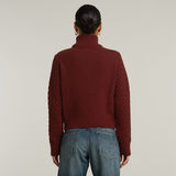 G-STAR Outlet Chunky Knit Skipper Red