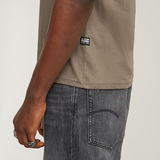 G-STAR Outlet Chest Graphic T-Shirt Brown