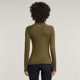 G-STAR Outlet Lecite Slim Turtle Neck Top Green