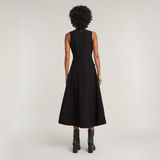 G-STAR Outlet Vestido Corset Flare Negro