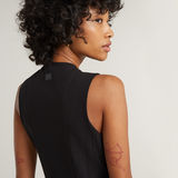 G-STAR Outlet Vestido Corset Flare Negro