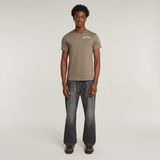 G-STAR Outlet Chest Graphic T-Shirt Brown