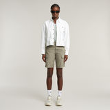 G-STAR Outlet Overdyed Eyben Slim V-Neck Top Light blue