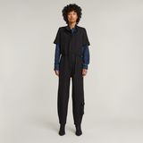 G-STAR Outlet Shortsleeve Workwear Jumpsuit Black