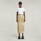 G-STAR Outlet Viktoria Tone On Tone Skirt Beige