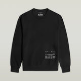 G-STAR Outlet Shipping Graphic Sweater Black