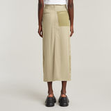 G-STAR Outlet Viktoria Tone On Tone Skirt Beige