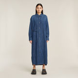 G-STAR Outlet Long Tab Shirt Dress Dark blue