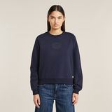G-STAR Outlet Logo Crew Sweater Dark blue
