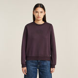 G-STAR Outlet Logo Crew Sweater Purple