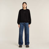 G-STAR Outlet Logo Crew Sweater Black