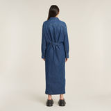G-STAR Outlet Long Tab Shirt Dress Dark blue