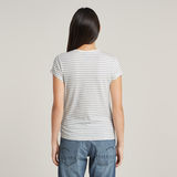G-STAR Outlet Camiseta Stripe Eyben Slim V-Neck2.0 Multi color