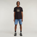 G-STAR Outlet Finger Print Burger T-Shirt Black