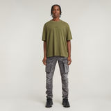 G-STAR Outlet Overdyed Center Chest Boxy T-Shirt Green