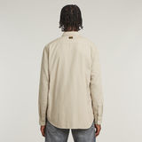 G-STAR Outlet Camisa Marine Slim Beige