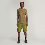 G-STAR Outlet Dunda Overdyed Slim Polo Beige