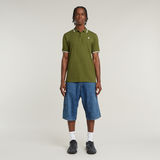 G-STAR Outlet Dunda Slim Stripe Polo Green