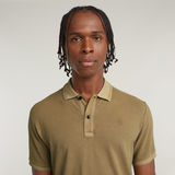 G-STAR Outlet Dunda Overdyed Slim Polo Beige