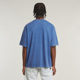 G-STAR Outlet Overdyed Center Chest Boxy T-Shirt Medium blue