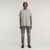 G-STAR Outlet Flock G-Script Loose T-Shirt Grey