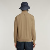 G-STAR Outlet Nifous Zip Thru Sweater Beige