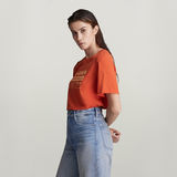 G-STAR Outlet Originals Label T-Shirt Red