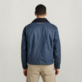 G-STAR Outlet Unisex Flight Combat Sherpa Jacket Medium blue