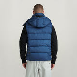 G-STAR Outlet G-Whistler Padded Hooded Vest Medium blue
