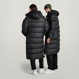 G-STAR Outlet Unisex Extra Long Puffer Jacket Black
