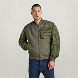 G-STAR Outlet Chest Pocket PM Bomber Green