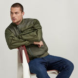G-STAR Outlet Chest Pocket PM Bomber Green