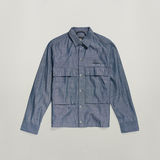 G-STAR Outlet Pocketony Service Overshirt Dark blue