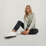 G-STAR Outlet Officer Boyfriend Silk Shirt Grey