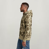 G-STAR Outlet Arrow Camo Hooded Sweater Multi color