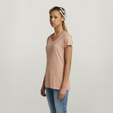 G-STAR Outlet Eyben Slim T-Shirt Over dyed Pink