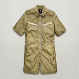 G-STAR Outlet Multi Zip Playsuit Green