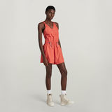 G-STAR Outlet Sleeveless Summer Playsuit Red