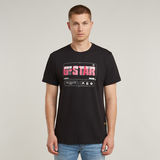 G-STAR Outlet Camiseta Flyer Graphic Negro