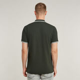 G-STAR Outlet Polo Dunda Slim Stripe Gris