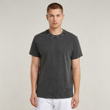 G-STAR Outlet Shipping Graphic Overdyed T-Shirt Black