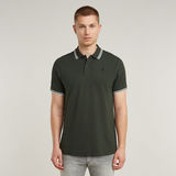 G-STAR Outlet Polo Dunda Slim Stripe Gris