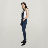 G-STAR Outlet Lynn High Slim Navy Overall Medium blue