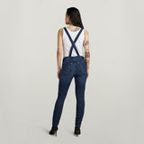 G-STAR Outlet Lynn High Slim Navy Overall Medium blue