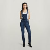 G-STAR Outlet Lynn High Slim Navy Overall Medium blue