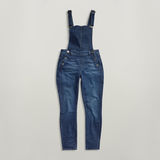 G-STAR Outlet Lynn High Slim Navy Overall Medium blue