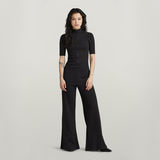 G-STAR Outlet Wide Leg Jumpsuit Black