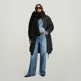 G-STAR Outlet Long Bomber Jacket Black